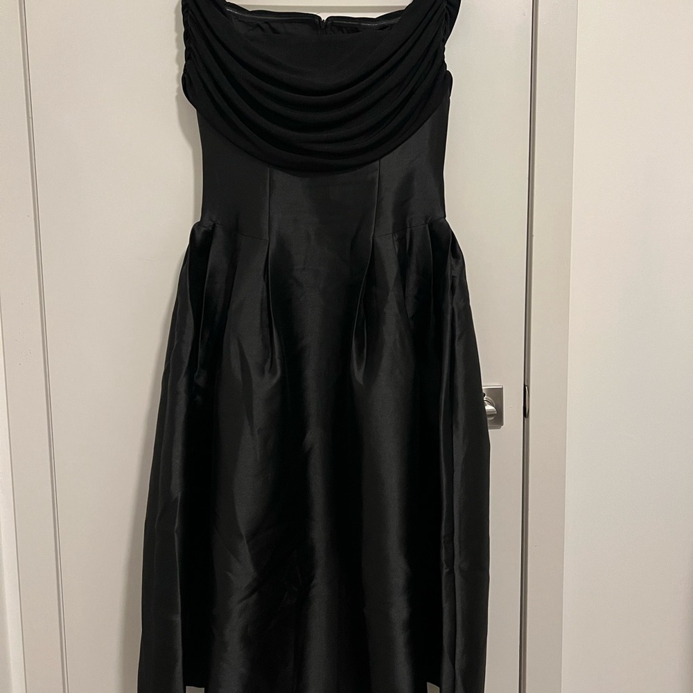 Chic Strapless Black Dress - Picture 7 of 7